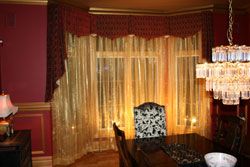 Draperies by Deborah Cornice and Shears